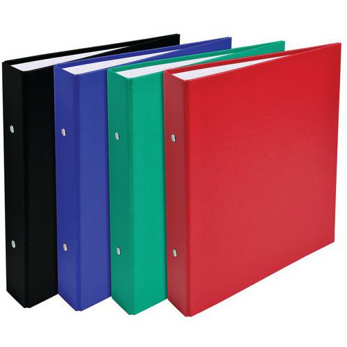 Classeur Rembordé Polypropylène 2 Anneaux 30mm - A5 Bleu