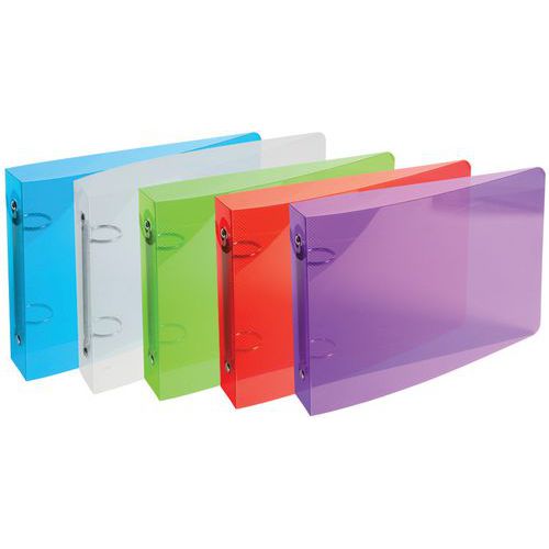 Set 10 Classeurs Pour Bristol 100x150 2 Anneaux Pp Assorties