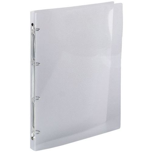 Classeur 4 Anneaux 15 Mm Polypropylène Crystal - A4 Cristal