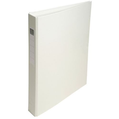 Classeur Rembordé Pp 4 Anneaux Ronds De 25mm Sur 3eme Blanc
