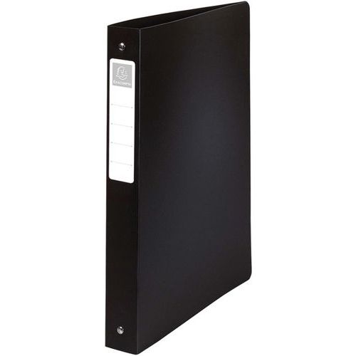Classeur 4 Anneaux 30 Mm Pp Avec Ã‰tiquette Pour A4 Maxi Noir