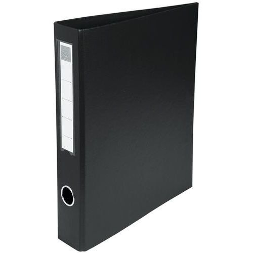Classeur Rembordé Pvc 4 Anneaux D 40mm En 3ème A4 Maxi Noir