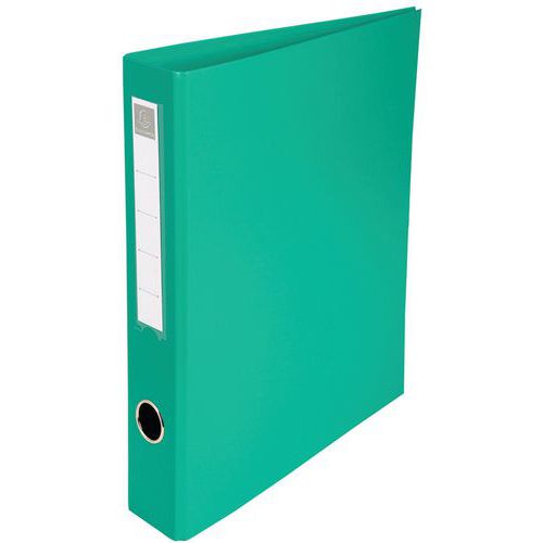 Classeur Rembordé Pvc 4 Anneaux D 40mm En 3ème A4 Maxi Vert