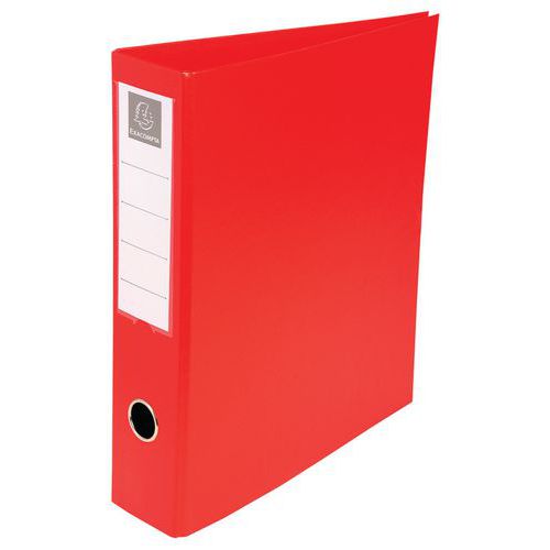Classeur Rembordé Pvc 4 Anneaux D 50mm En 3ème A4 Maxi Rouge