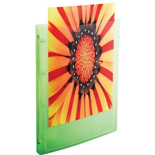 Set 20 Classeurs 4 Anneaux Pp 5/10e Krea Cover A4 Assortis