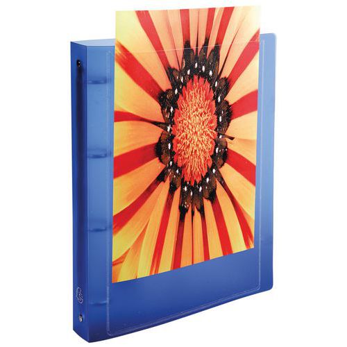 Set 5 Classeurs 4 Anneaux Pp 5/10e Krea Cover A4 Assortis