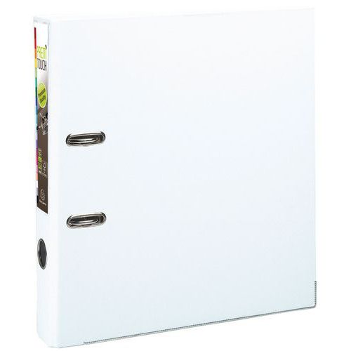 Classeur à Levier Prem'touch Pp Dos 50mm A4 Maxi Blanc