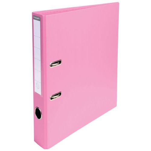 Classeur à Levier Pvc A4 Dos De 50mm Rose