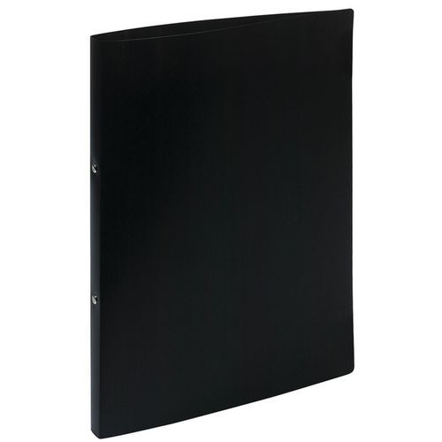 Classeur 2 Anneaux 15 Mm Polypropylène Opaque A4 Noir