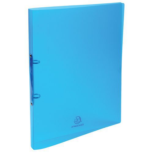 Set De 30 Classeurs 2 Anneaux 15 Mm Pp Crystal A4 Assortis