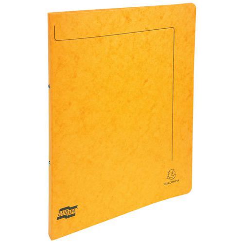 Classeur 2 Anneaux 15mm Carte Lustrée A4 Jaune