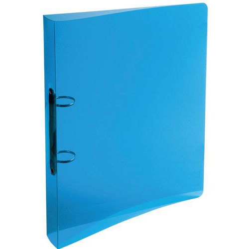 Set 20 Classeurs 2 Anneaux 30mm Pp Crystal A4 Maxi Assorties