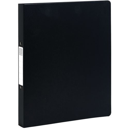 Classeur 2 Anneaux 30 Mm Pp Étiquette Dos A4 Maxi Noir