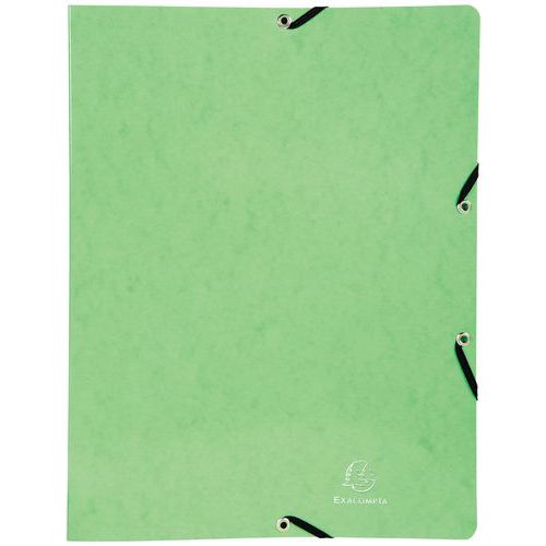 Classeur à lastiques 2 Anneaux 15mm Iderama A4 Vert Anis