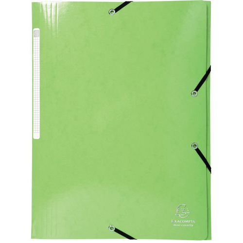 Chemise 3 Rabats Maxi Capacity 425gmÂ² Iderama A4 Vert Anis