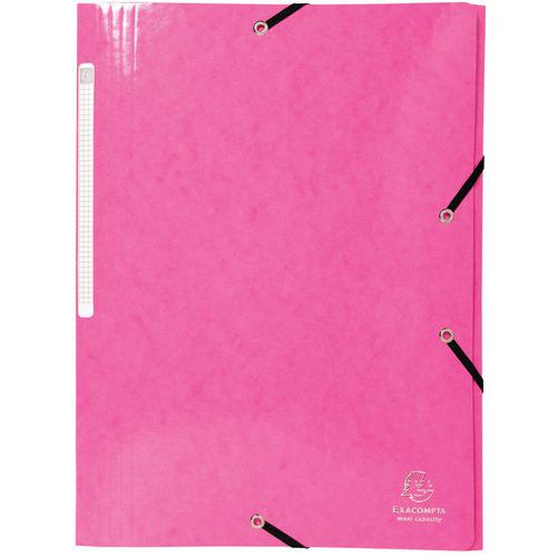 Chemise 3 Rabats Maxi Capacity 425gmÂ² Iderama A4 Rose