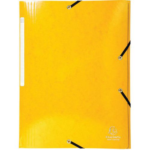 Chemise 3 Rabats Maxi Capacity 425gmÂ² Iderama A4 Jaune