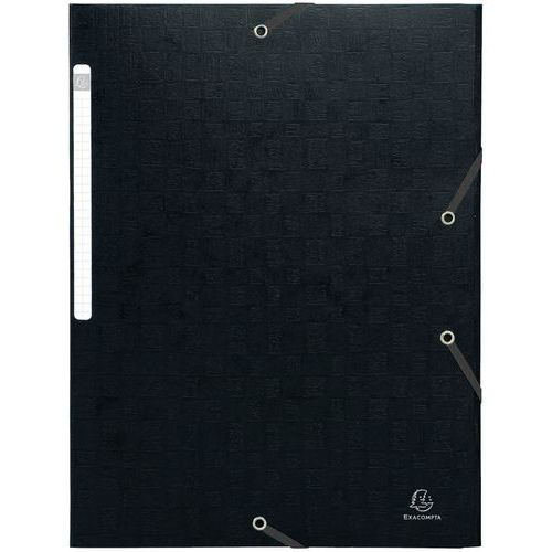 Chemise 3 Rabats à lastiques Maxi Capacity Scotten ®a4 Noir