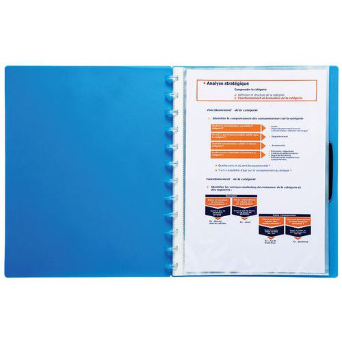 Recharge De 20 Pochettes Pour Protège-documents A4 Cristal