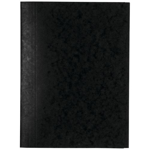 Chemise Simple Sans Ã‰lastique Avec 3 Rabats 400gmÂ² A4 Noir