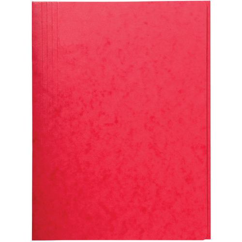 Chemise Simple Sans Ã‰lastique Avec 3 Rabats 400gmÂ² A4 Rouge