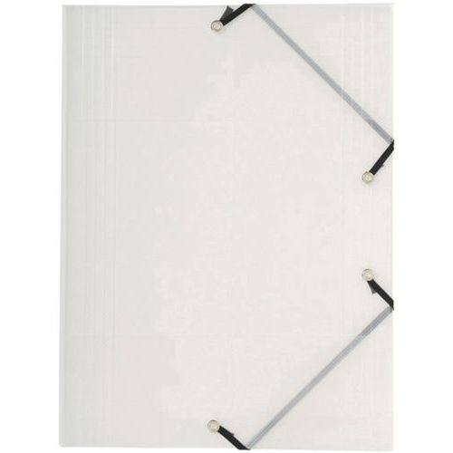 Chemise à lastique 3 Rabats Pp 5/10e Crystal A4 Cristal