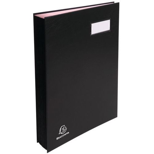 Parapheur Direction Soufflets 24x35cm 20 Compartiments Noir
