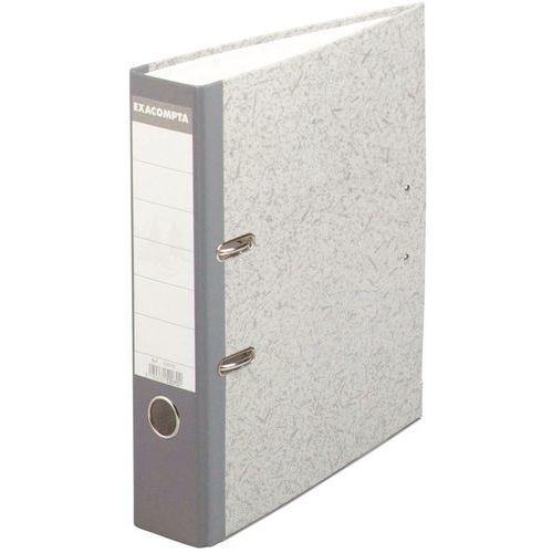 Classeur à Levier Export Papier Marbre Gris A4 De 70mm Gris
