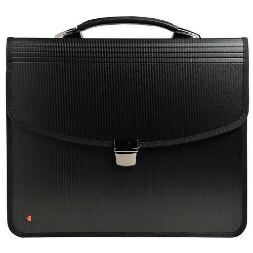 Exabag Valisette à Poignée Exactive Dos 60mm Pour A4. Noir