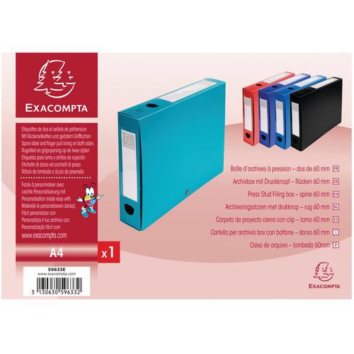 Boite De Classement à Pression 60mm Pp 7/10e Opaque A4 Vert