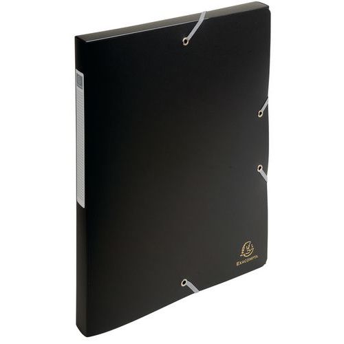 Boite De Classement Exabox Dos 25mm Pp 7/10e Opaque A4 Noir