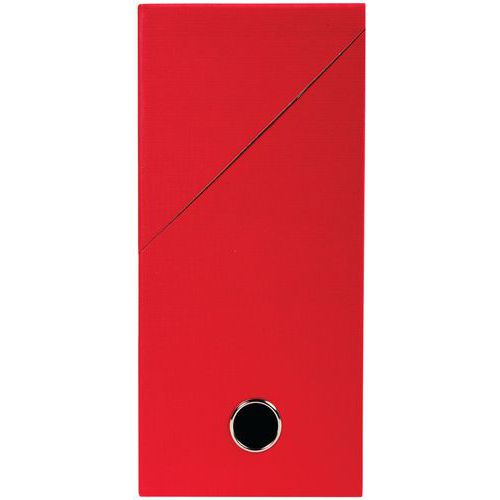 Boite Transfert Dos 120mm Papier Toilé Rouge