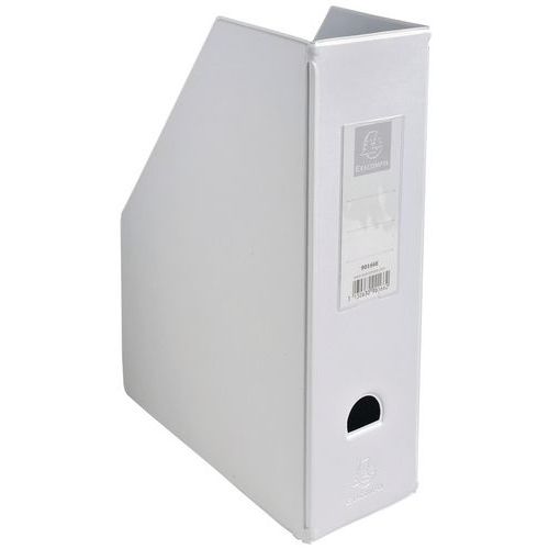 Porte-revues Pvc - Dos 100mm - Livrés À Plat - 23x31cm Blanc
