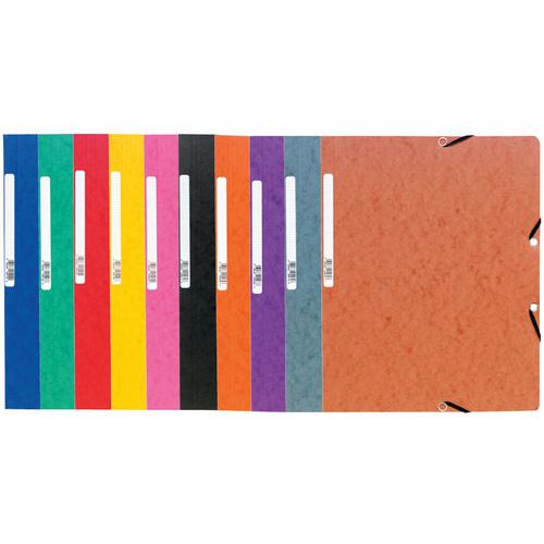 Chemise à lastique Sans Rabat Carte Lustrée 400gmÂ² A4