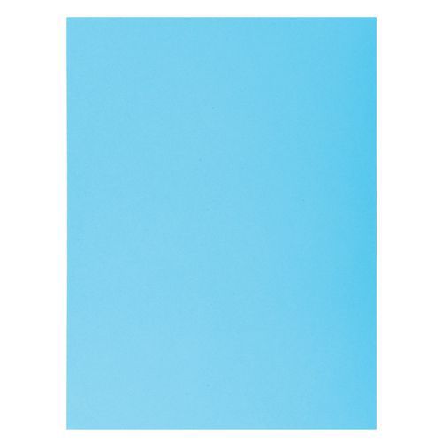 Paquet De 50 Chemises 1 Rabat Super 250 - 24x32cm Bleu Clair