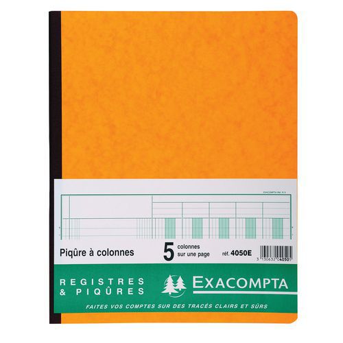 Piqûre 32x25cm 5 Colonnes Sur 1 Page 31 Lignes 80 Pages