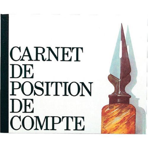 Piqûre Position De Compte 16x195cm 40 Pages