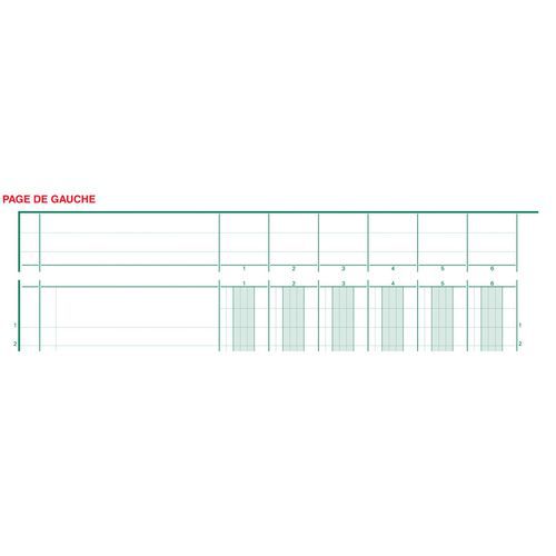Piqûre 29.7x21 à Tête Paresseuse 16 Colonnes Sur 2 Pages