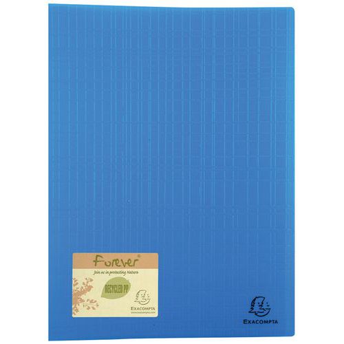 Set 8 Protège-document Pp Recyclé Rigide 100 Vues A4 Assorti