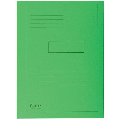 Chemise Imprimée à 2 Rabats Forever 280g/mÂ² 24x32cm Vert Vif