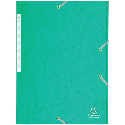 Chemise Maxi Capacity Carte Lustrée 425gmÂ² A4 Vert