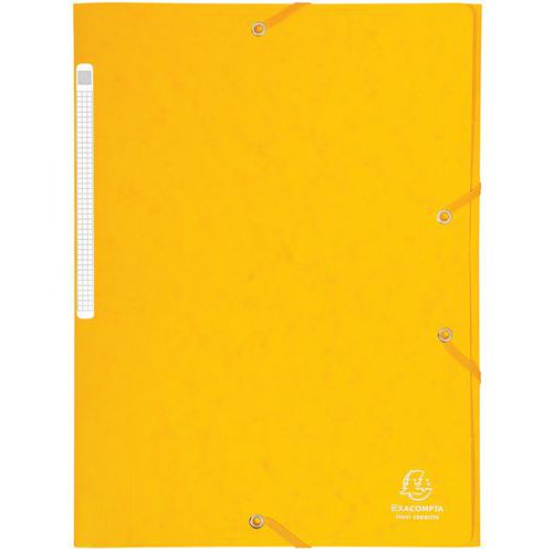 Chemise Maxi Capacity Carte Lustrée 425gmÂ² A4 Jaune