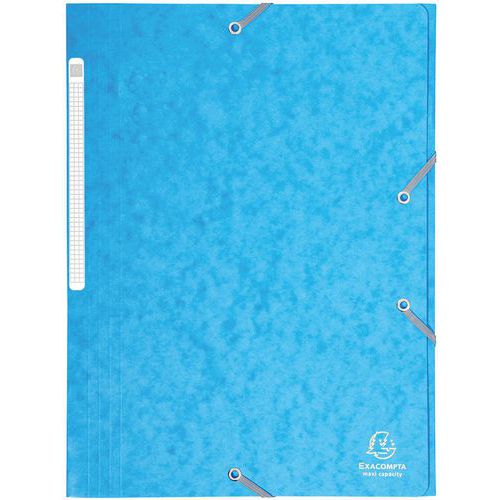 Chemise Maxi Capacity Carte Lustrée 425gmÂ² A4 Turquoise