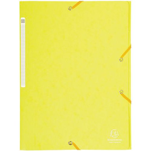 Chemise Maxi Capacity Carte Lustrée 425gmÂ² A4 Jaune Citron