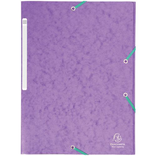 Chemise Maxi Capacity Carte Lustrée 425gmÂ² A4 Violet