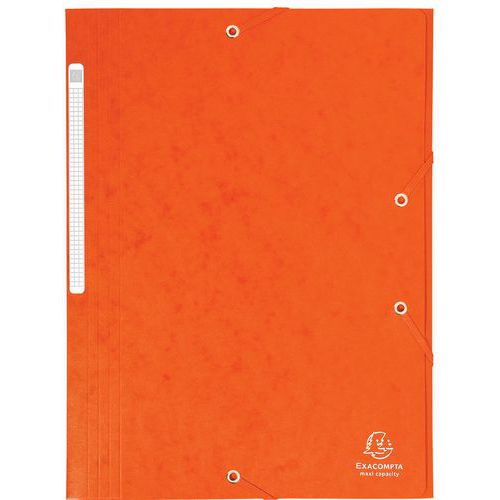 Chemise Maxi Capacity Carte Lustrée 425gmÂ² A4 Orange
