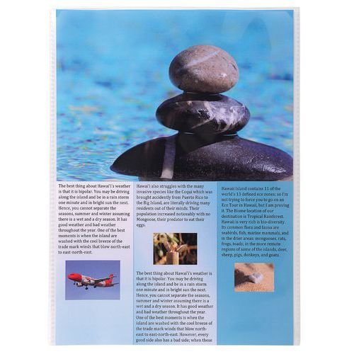 Sachet De 10 Étuis De Protection Simples Pp A4 Cristal