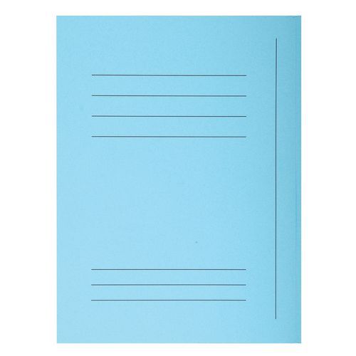Paquet 50 Chemises 3 Rabats Super 250 - 24x32cm Bleu Clair