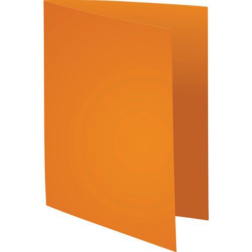 Chemises Foldyne 180 à Bord Décalé Orange