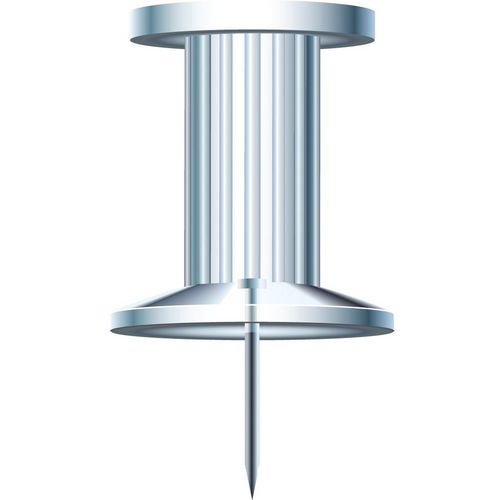 Boîte De 25 Épingles Push Pins Hauteur De Pointe 7mm Cristal